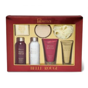 Belle-Rouge-Box-Giftset-Sweet-Vanilla-Shower-Gel-Body LotionShampoo-Hand-Cream-Lip-Scrub- Bath-Salts-Puff